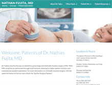 Tablet Screenshot of nathanfujitamd.com